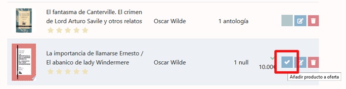 Mucibo añadir título a la oferta