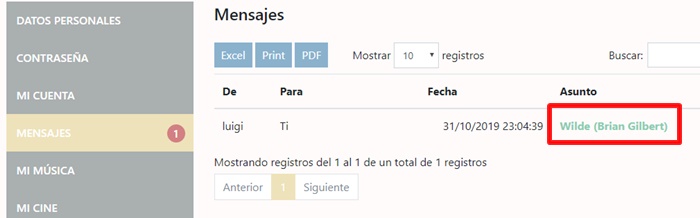 Mucibo leer mensaje